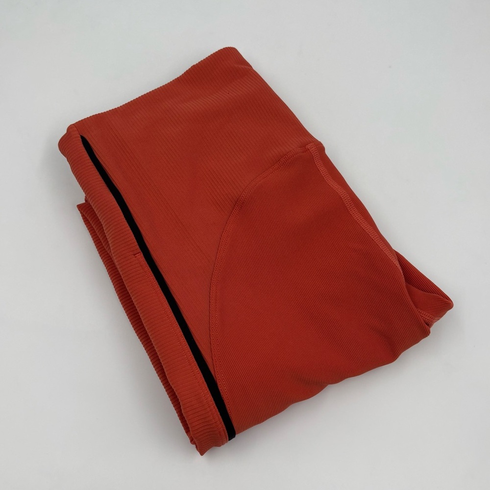 Zyia Active Women's 8-10 Zylon Orange Mid-Rise Ankle‎ Leggings